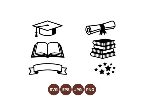 Academic Graduation Icon Pack: Graphics & Illustrations for Real Projects