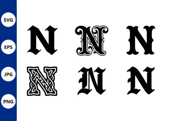 Decorative N Fonts: Graphics & Illustrations for Handmade Brands