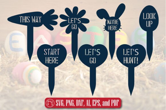 Easter Egg Hunt SVG Cut File Bundle: Laser Cutting & Spring Amp