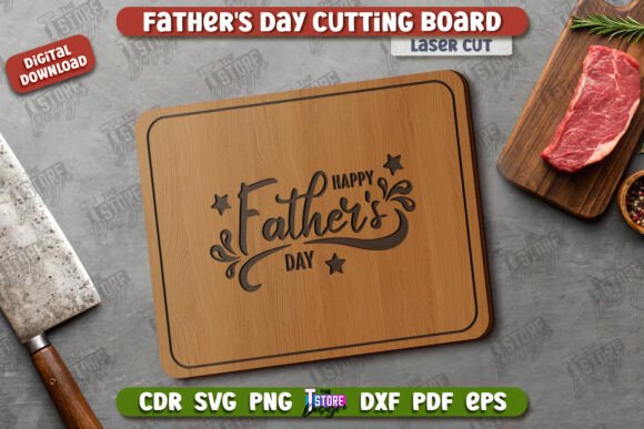 Father’s Day Cutting Board CNC File: Laser Cutting & Father S Day