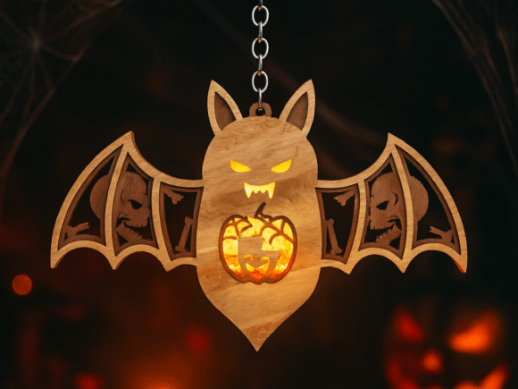 Halloween Bat Lantern – Laser Cutting for Autumn Amp