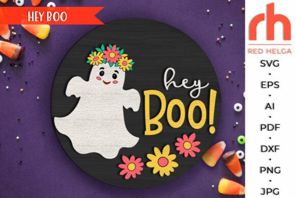 Hey Boo SVG: Laser Cutting for Autumn Amp