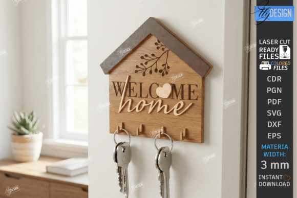 Laser Cut Wall Key Holder: Wall Decor Brand Review