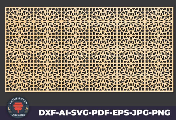 Ornament Laser Cut SVG Design for Local Business Branding