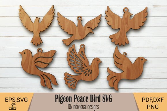 Peace Dove Laser Cut SVG for Wall Decor & Laser Cutting