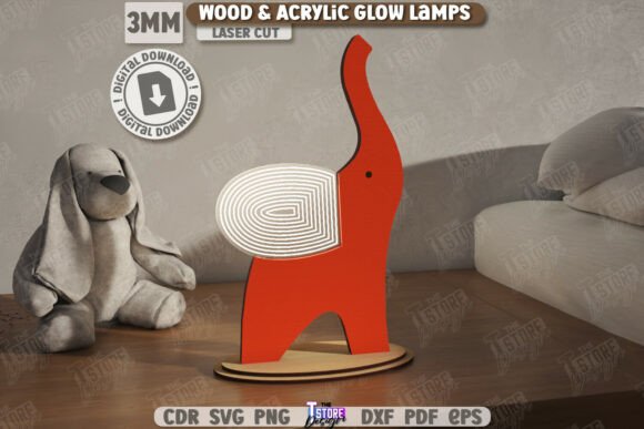 Wood Acrylic Glow Lamp: Laser Cutting Meets Home Decor