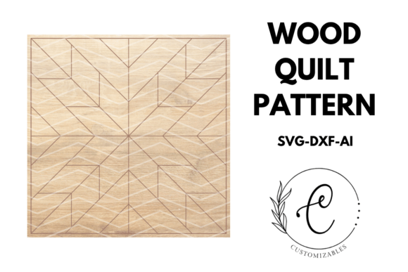 Wood Quilt Square Sign Laser Cut for Other Home Decor